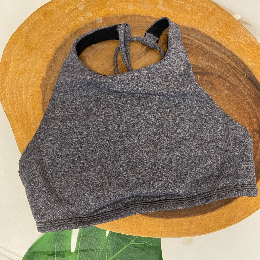 Lululemon Athletica Gray Sports Yoga Bra